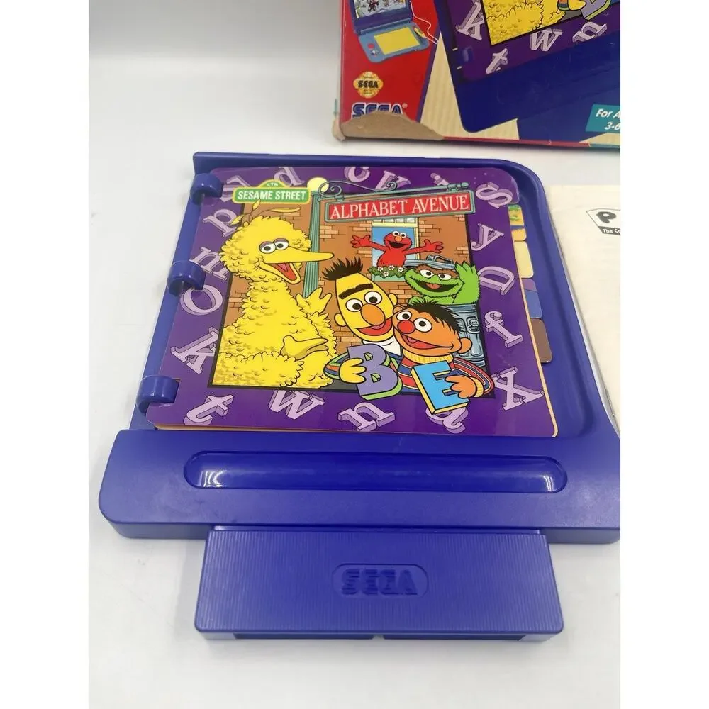 Sega Pico Storyware Sesame Street Alphabet Avenue Complete In Box
